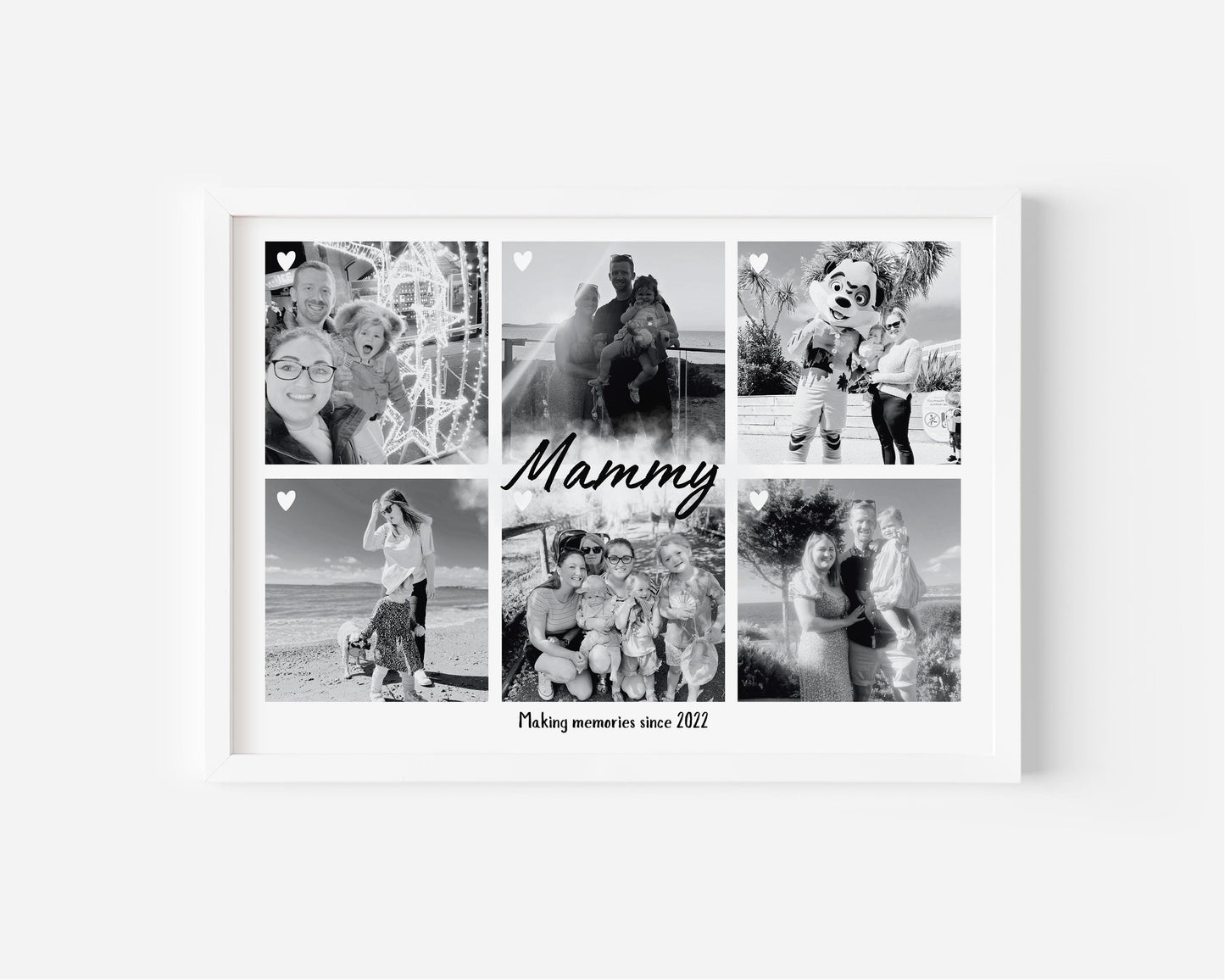 Personalised Photo Collage Print for Mum: Sentimental Birthday Gift