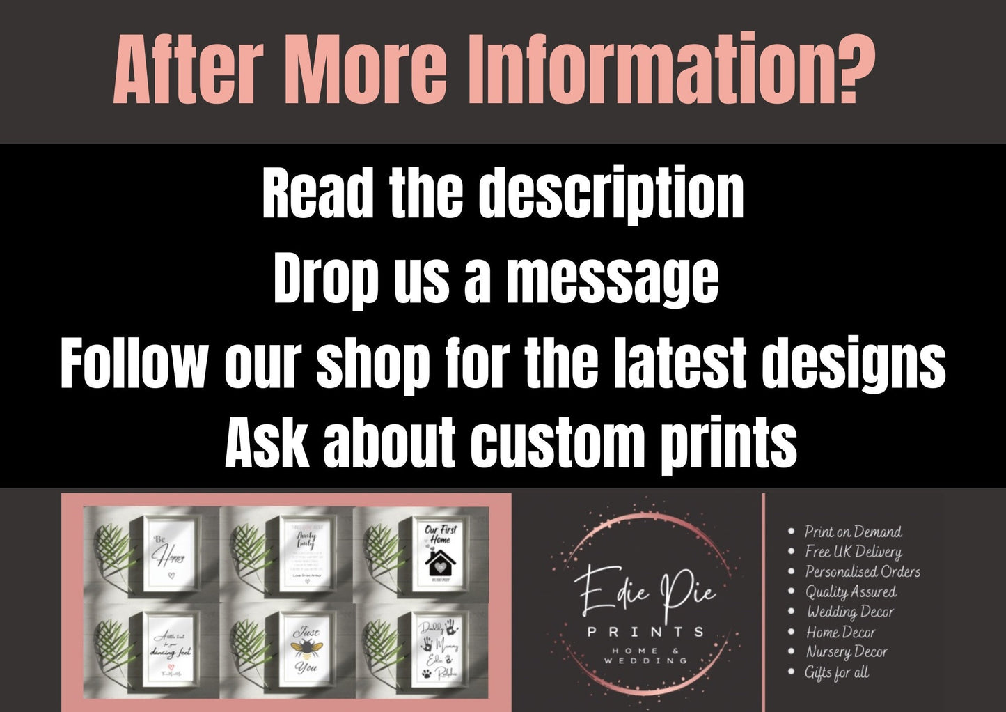 Personalized Mummy and Me Photo Print: Mother's Day Keepsake