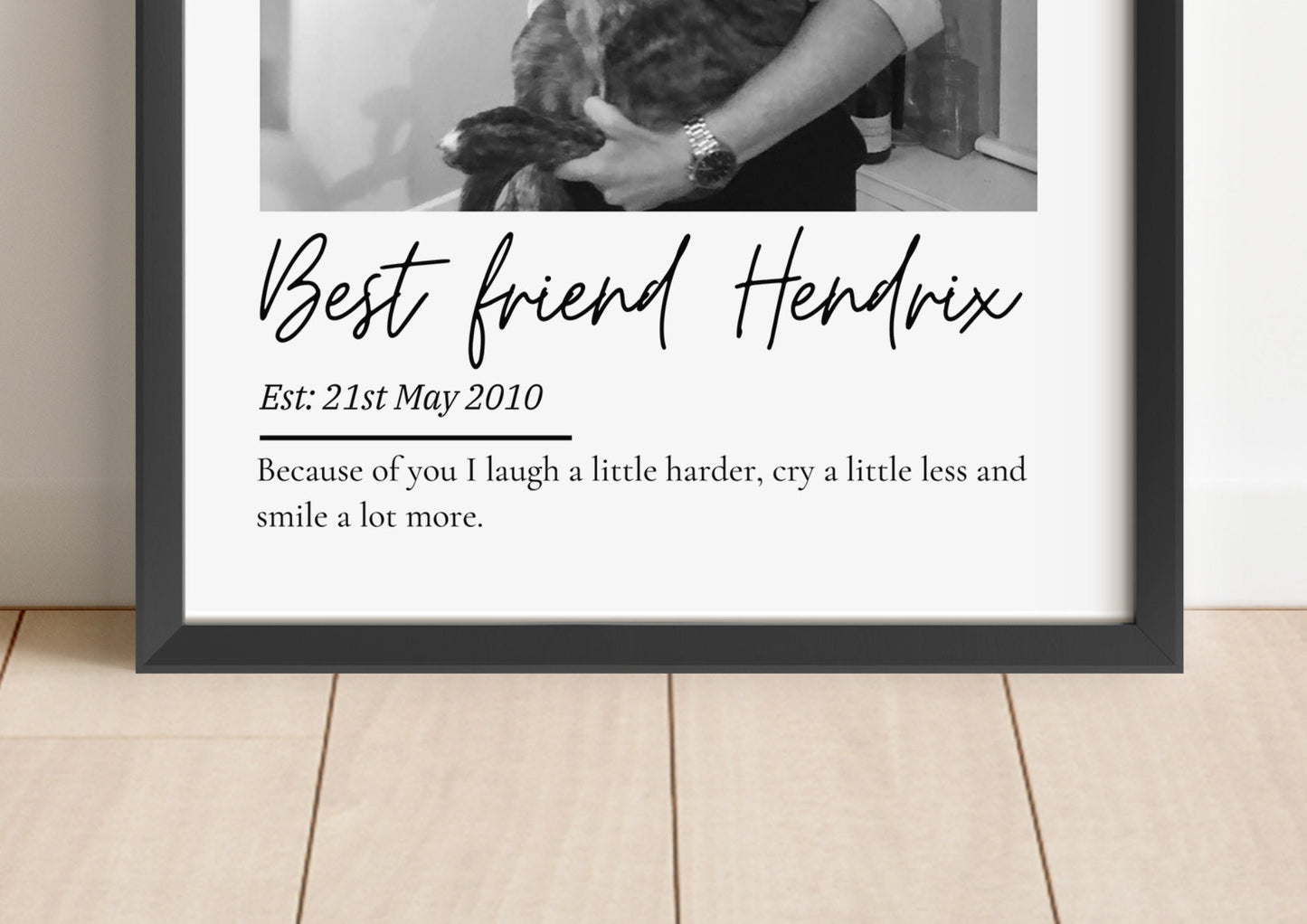 Best Friend Photo Personalised Print, Thoughtful Bestie Birthday Gift, Custom Brother Sister Photo, Friendship Keepsake, Memory Gift Friend