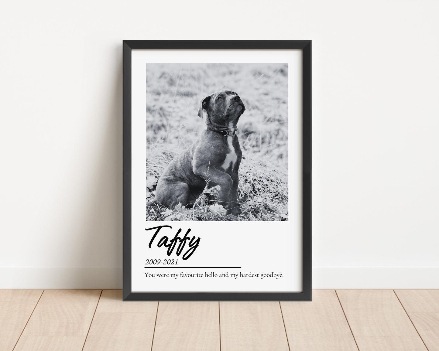 Pet Memorial Print Custom, Dog Loss Gift, Cat Remembrance, Animal Loss Sympathy Present, Optional Paw Print, Memory Gift Print for Lost Pet